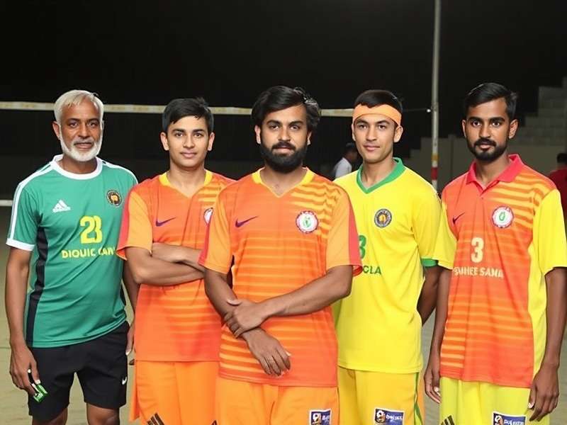 Volley Strikers India - Regional Teams Volley Strikers India showing regional teams with traditional Indian jerseys